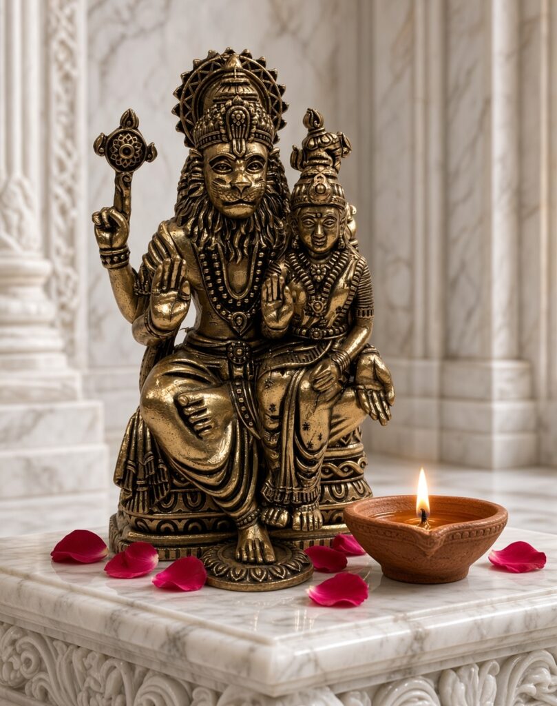 Narasimha with Lakshmi